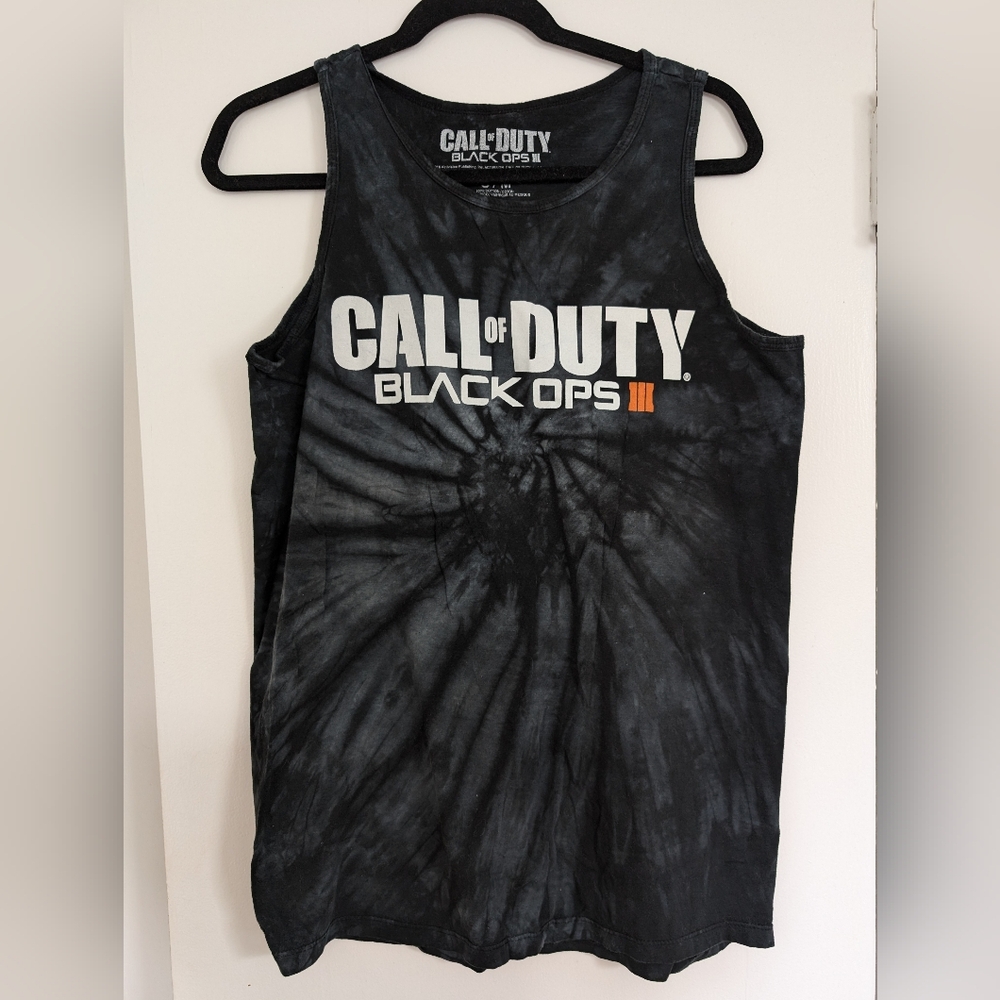 COD Call of Duty Black Ops III Tie Dye Graphic Tank Top Size M